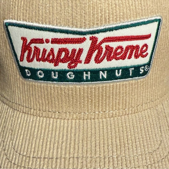 Krispy Kreme Corduroy Tan hat with adjustable SnapBack closure- - Picture 3 of 10